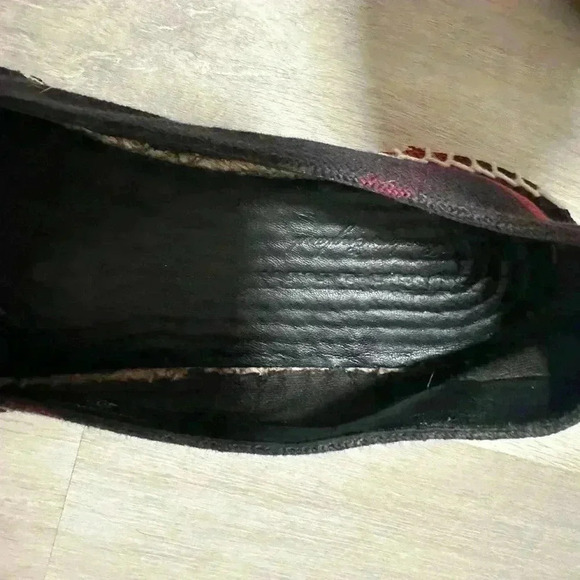 Burberry Navy Blue Nova Canvas Espadrille Flats Size 40.1/2 - Picture 8 of 12